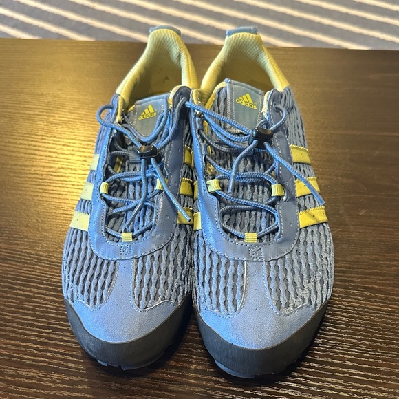 adidas Shoes - Women's Adidas Blue and Yellow Athletic Shoes